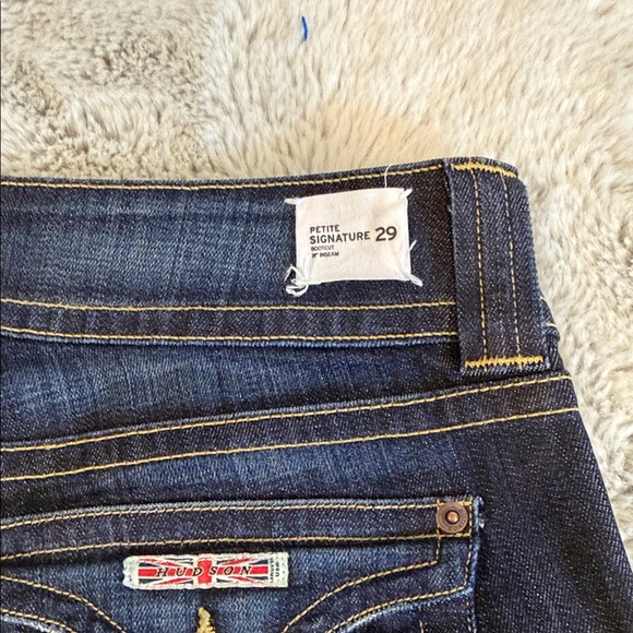Hudson Petite Signature Bootcut Jeans Size 27 Elm Wash NWOT - Picture 7 of 11